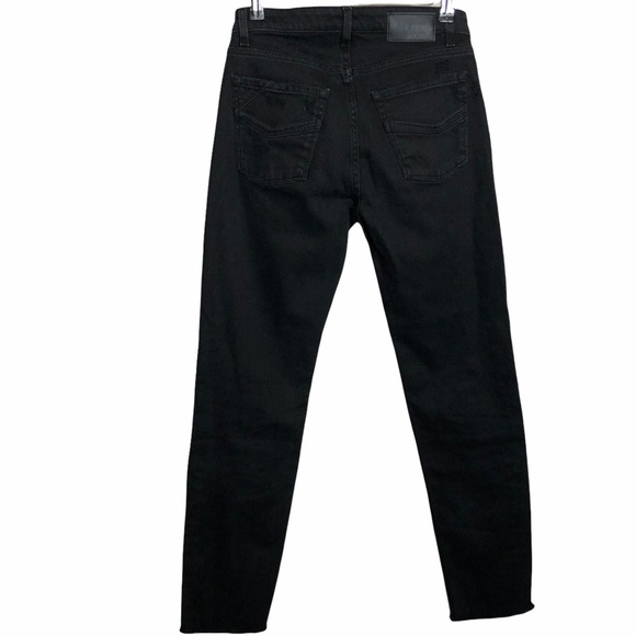 Zadig & Voltaire x Jagger Snow David Frayed Jeans Black Sz 26 - Picture 5 of 14